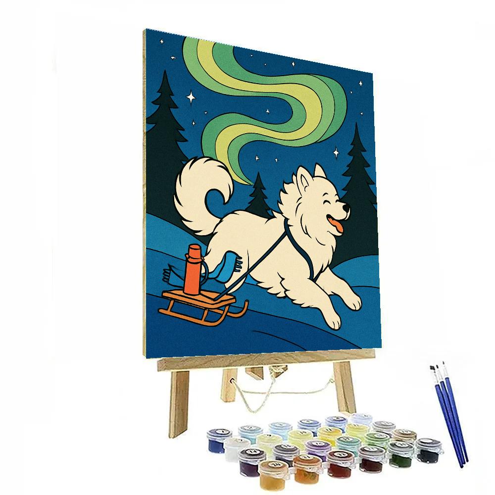 Aurora-Trail Dog DIY paint by numbers