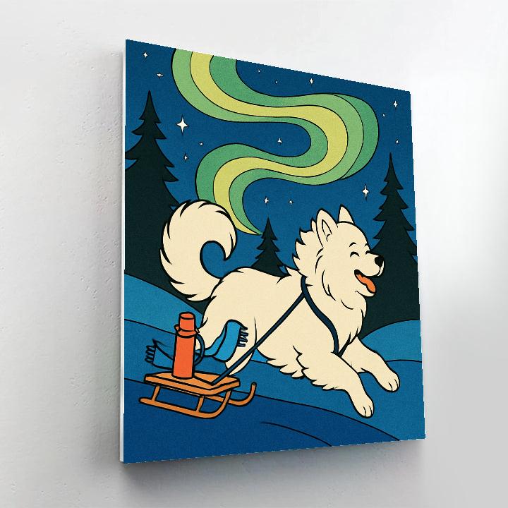 Aurora-Trail Dog DIY paint by numbers