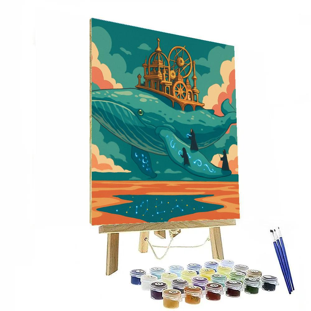 The Orrery Whale Of Fantasy Tides Numbered painting kits