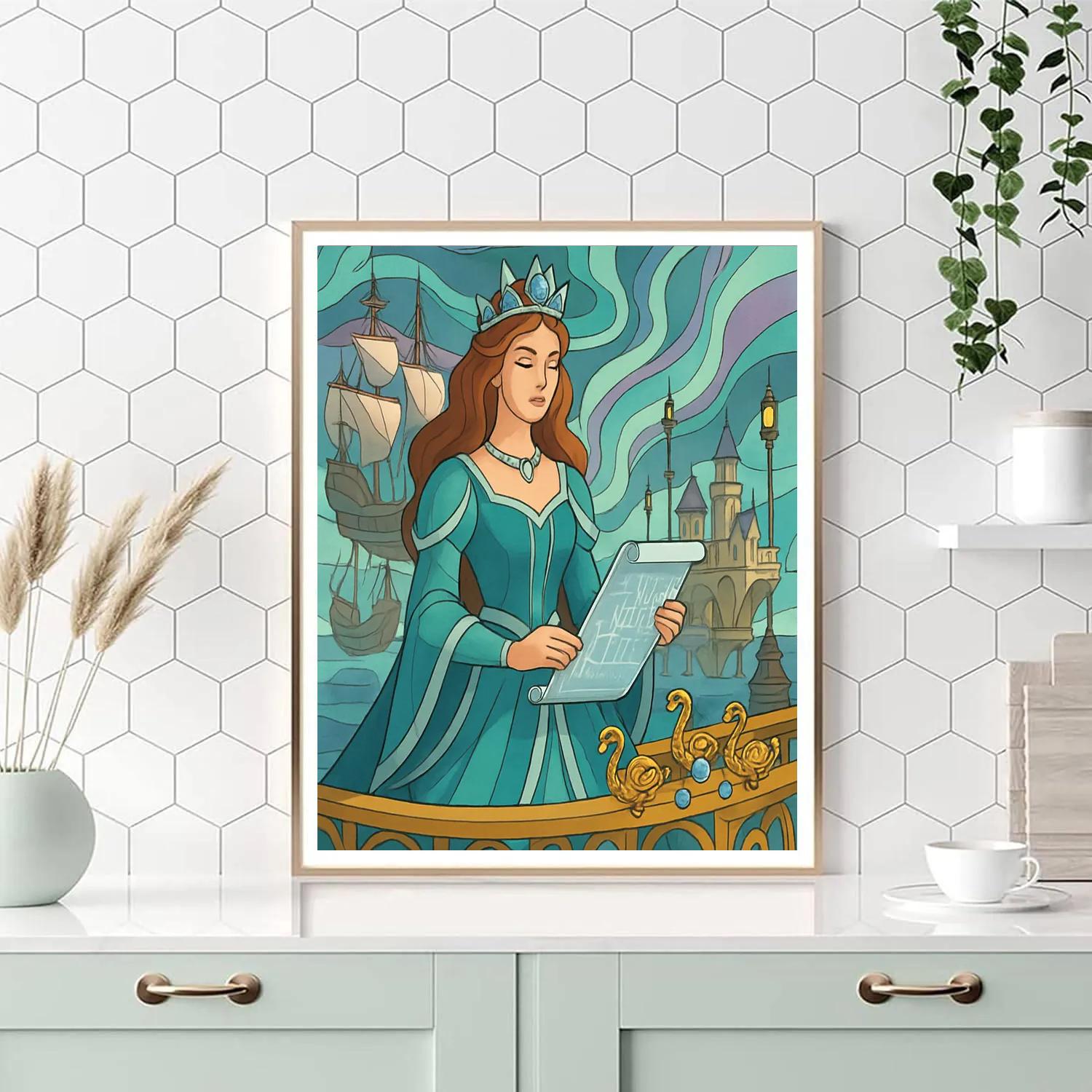 Aurora Shipyard Princess painting number kit