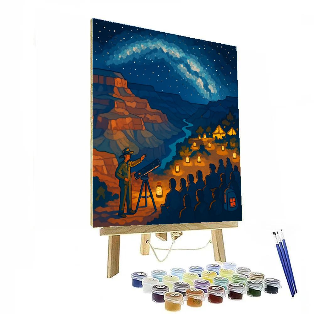 Canyon Stargazer Festival In USA Numbered painting kits
