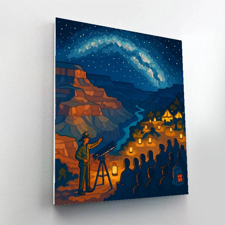 Canyon Stargazer Festival In USA Numbered painting kits