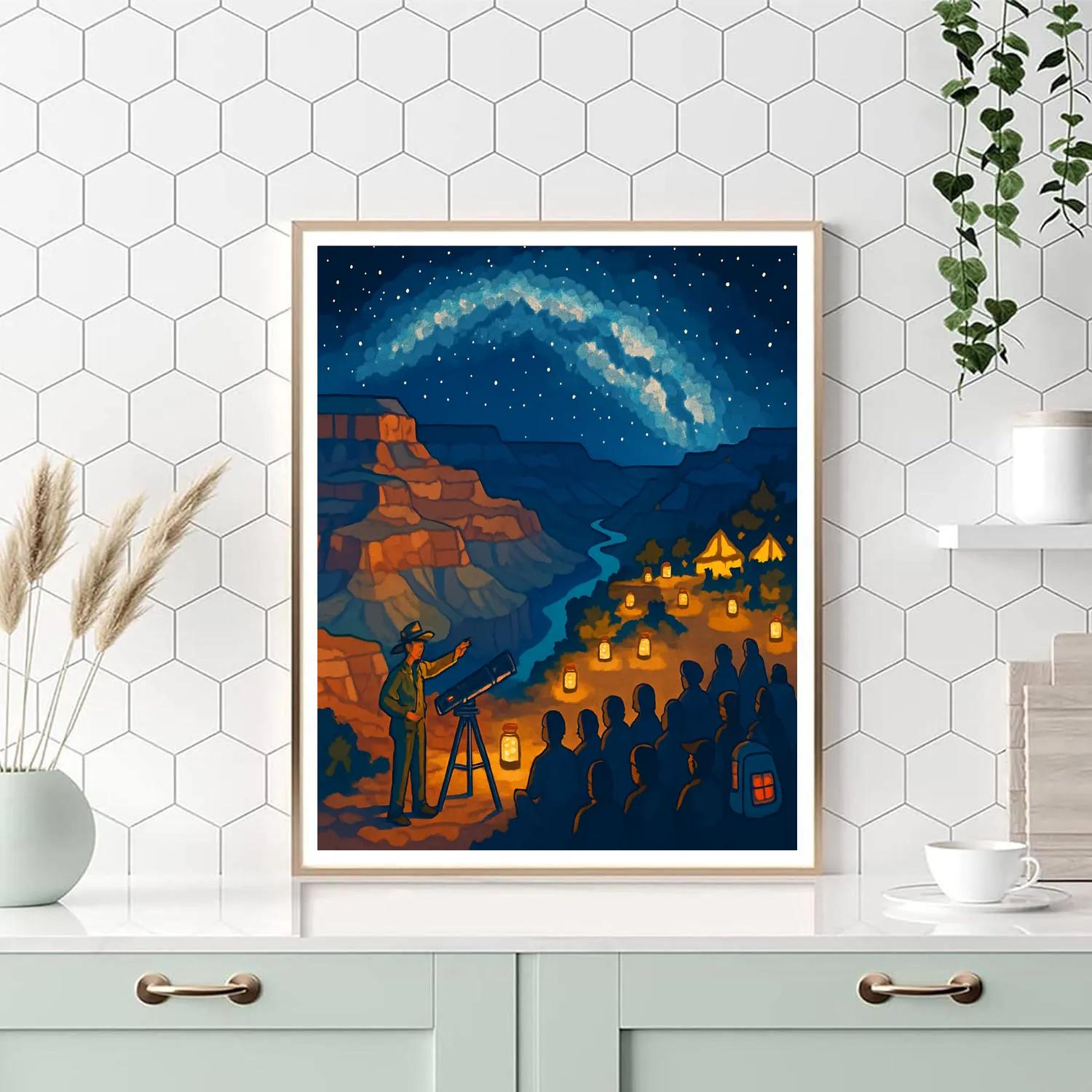 Canyon Stargazer Festival In USA Numbered painting kits