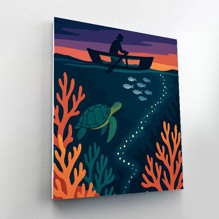 Lantern Reef Ocean Passage paint by number