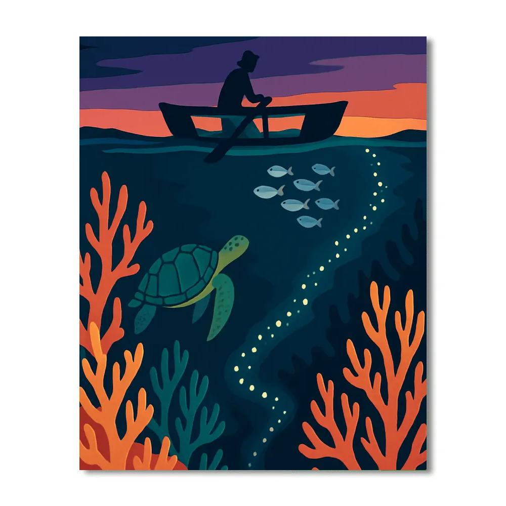 Lantern Reef Ocean Passage paint by number