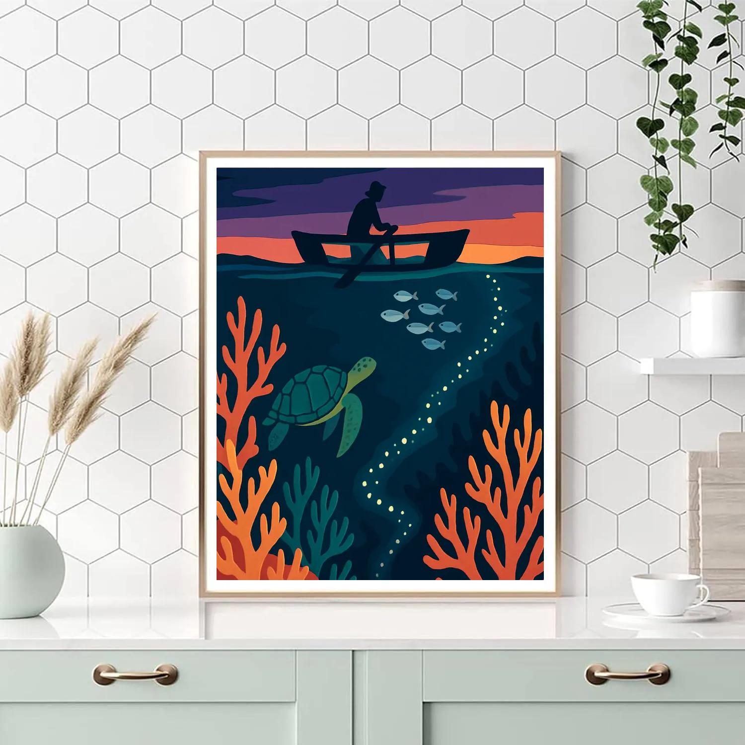 Lantern Reef Ocean Passage paint by number