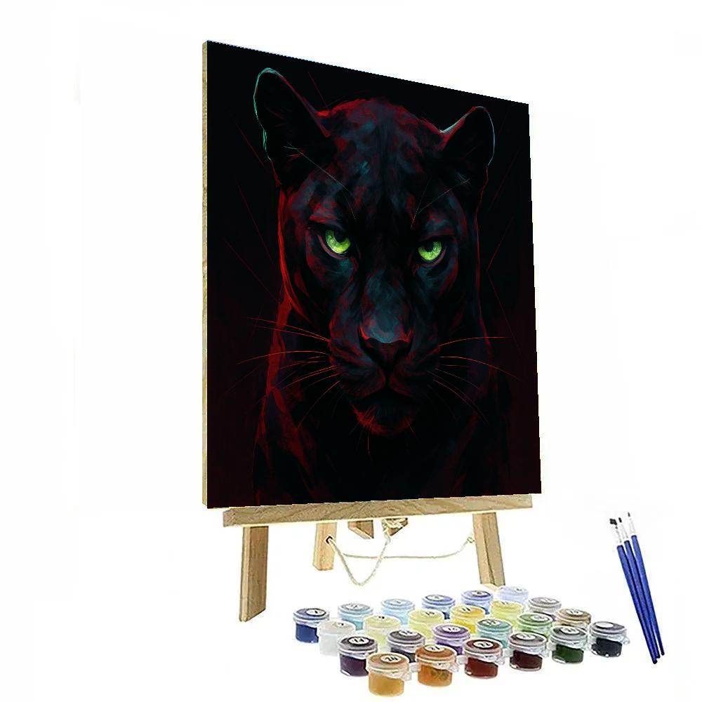 Crimson Night Panther Focus paint by color