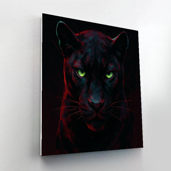 Crimson Night Panther Focus paint by color