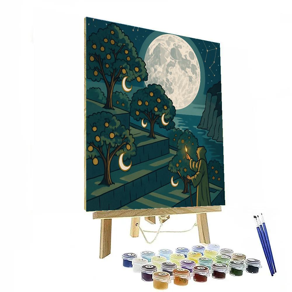 Lanternkeeper Moon Orchard Paint by numbers kits