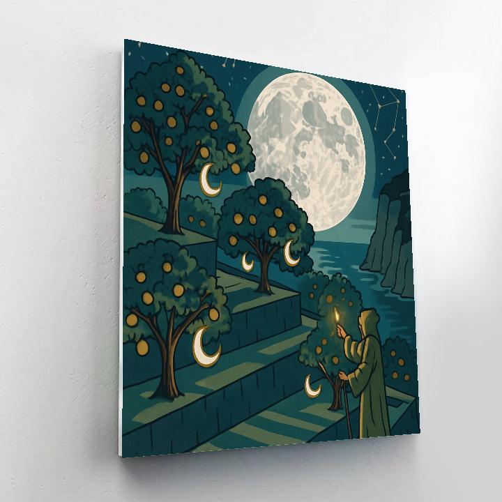Lanternkeeper Moon Orchard Paint by numbers kits