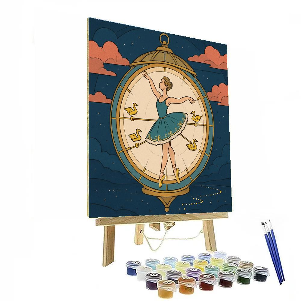 Clockwork Ballet Lantern Procession paint by numbers