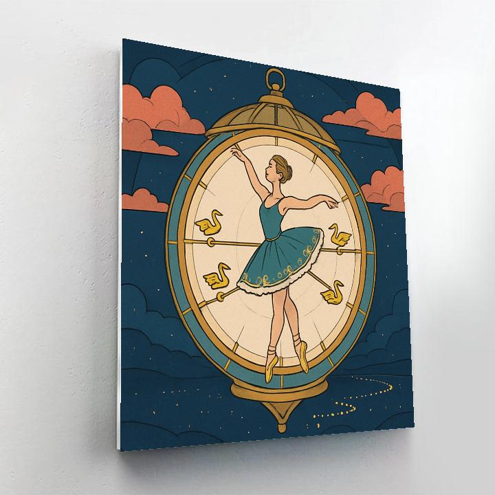 Clockwork Ballet Lantern Procession paint by numbers