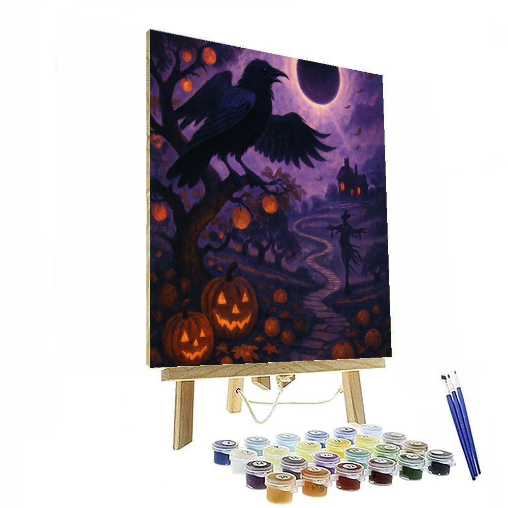 Ravenwatch Orchard Under The Violet Eclipse Numbered painting kits