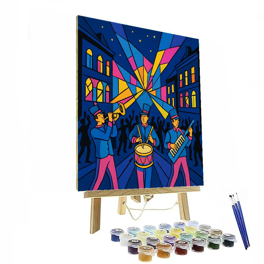 Music Prism City Sound Parade paint by number