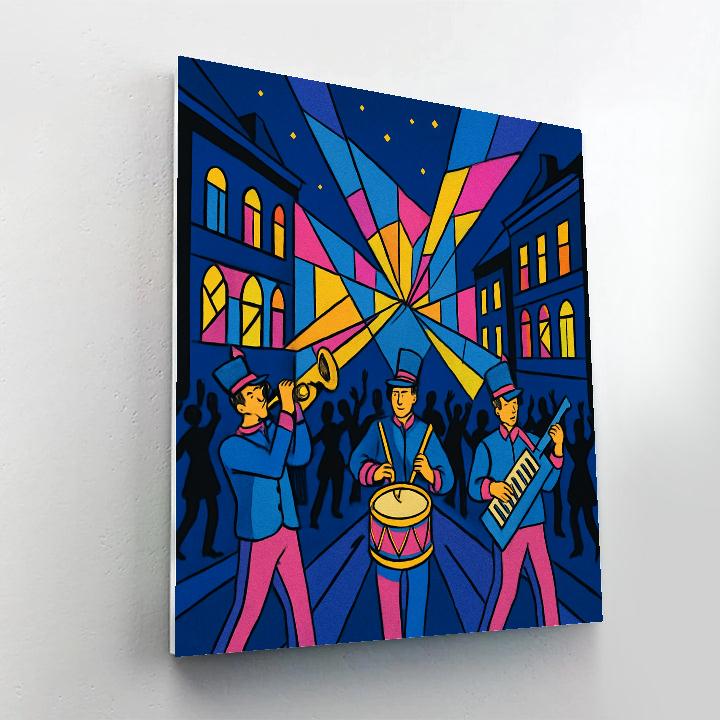 Music Prism City Sound Parade paint by number