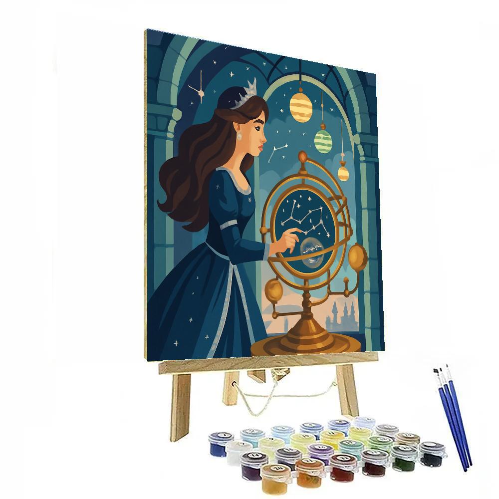 Moonlit Orrery Princess Observatory painting number kit