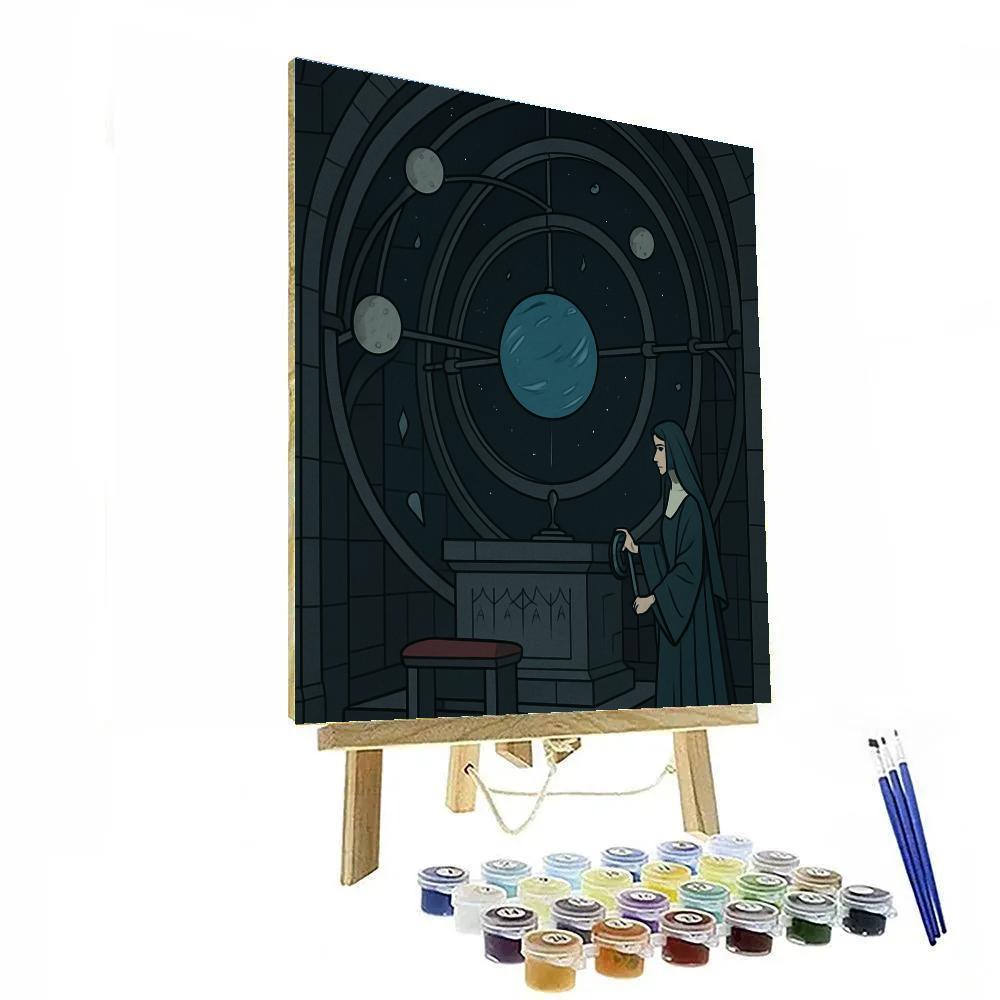 Gothic Astral Orrery Chapel Number painting