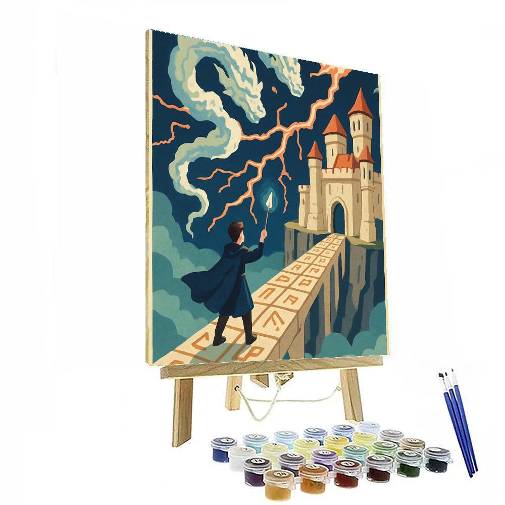 Fantasy Forged Skybridge Citadel Paint by numbers kits