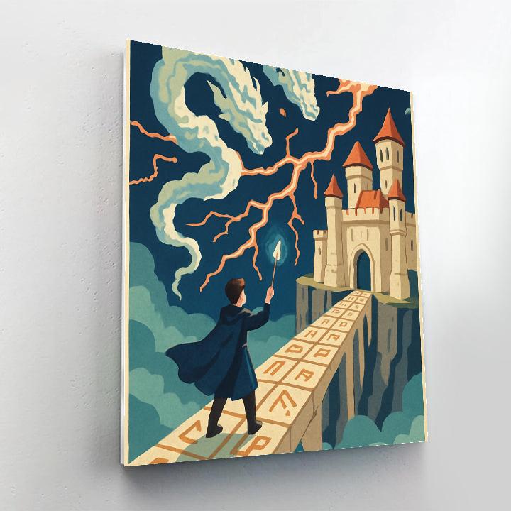 Fantasy Forged Skybridge Citadel Paint by numbers kits