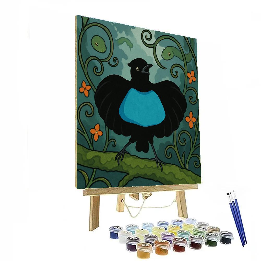 Sky Loom Festival With Birds Paint by numbers art