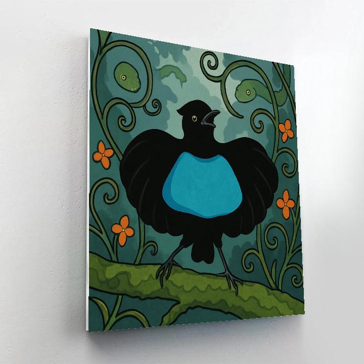 Sky Loom Festival With Birds Paint by numbers art