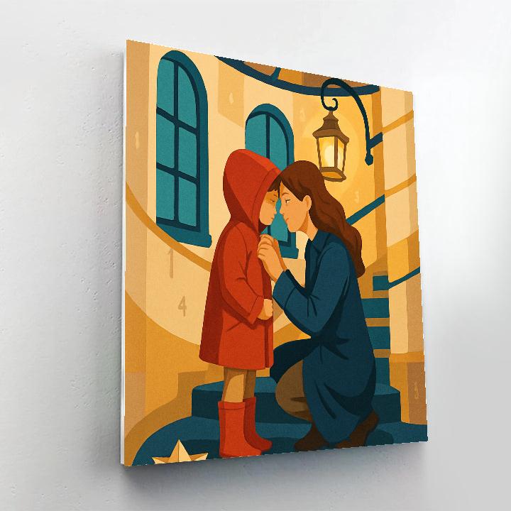 Lighthouse Keeper Mother paint by number