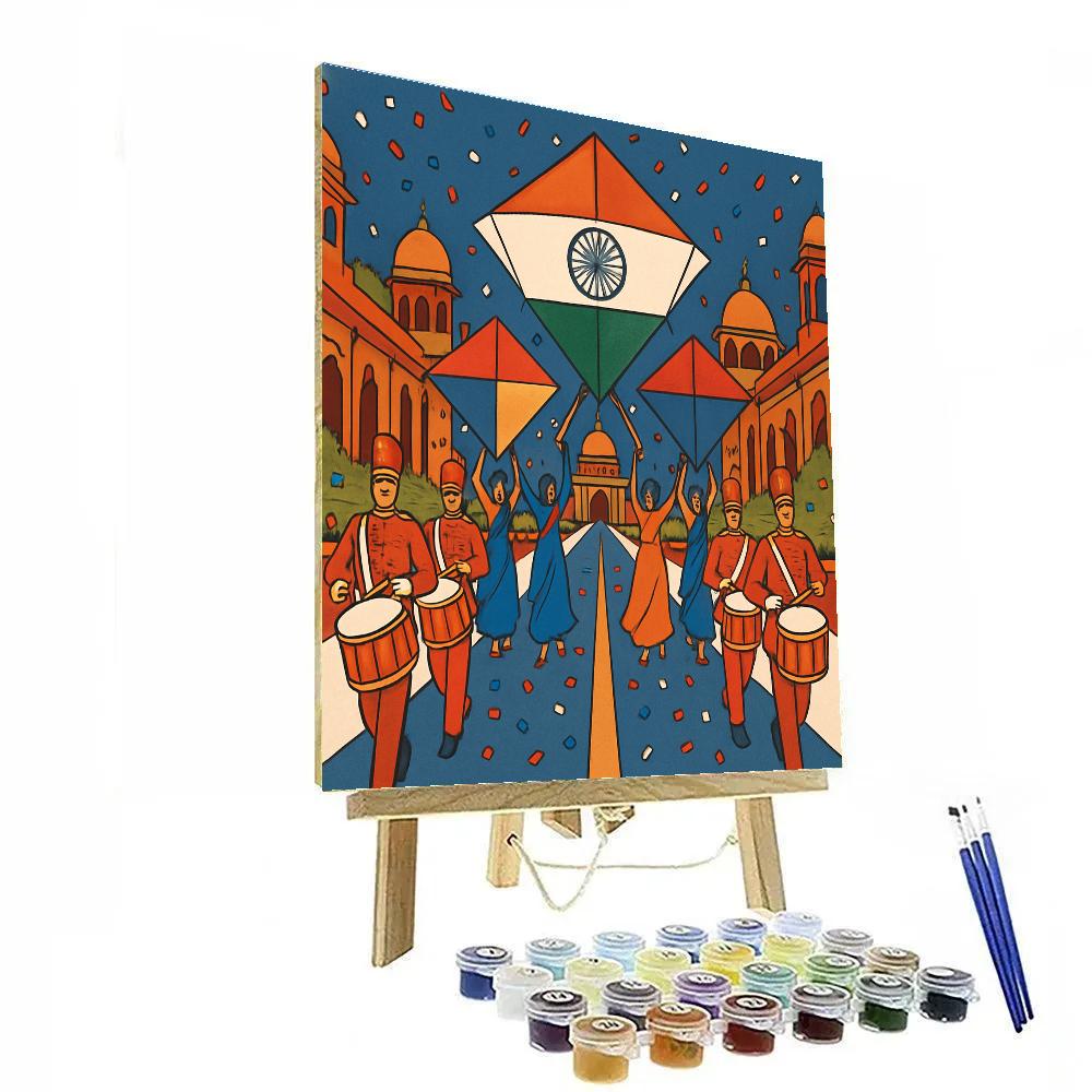 Parade Of Kites National Skyline DIY paint by numbers