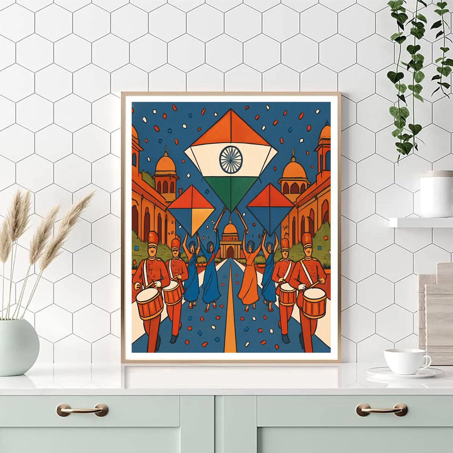 Parade Of Kites National Skyline DIY paint by numbers