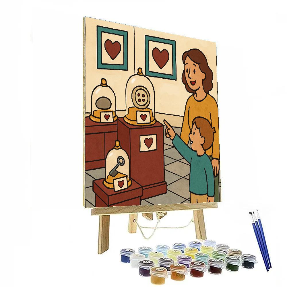 Valentines Day Museum Of Tiny Gifts DIY paint by numbers