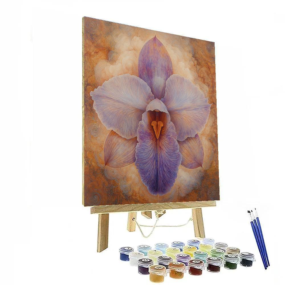 Leonardo Da Vinci Inspired Orchid Nebula Study Painting by numbers kit