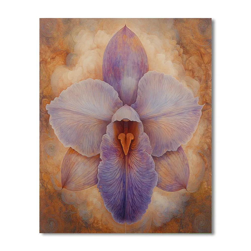 Leonardo Da Vinci Inspired Orchid Nebula Study Painting by numbers kit