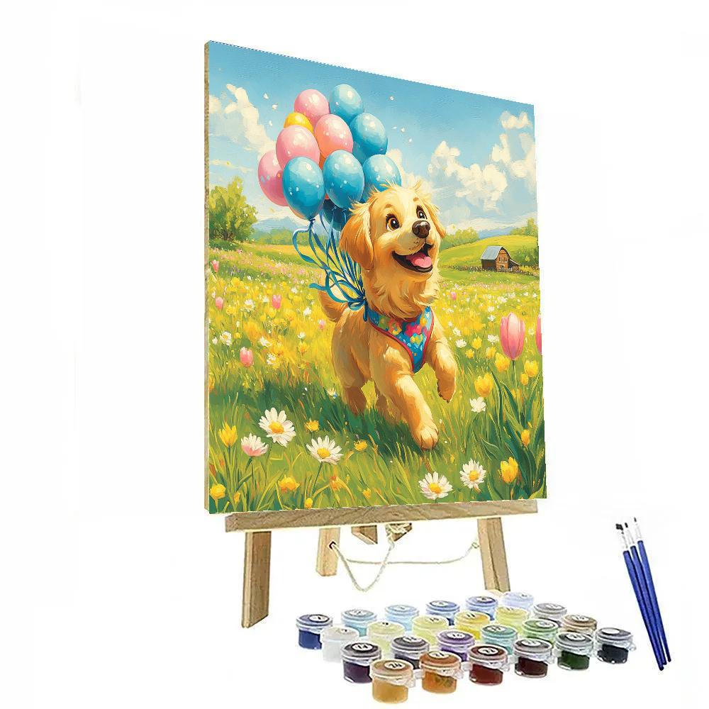 Dug Balloon Meadow Patrol painting number kit