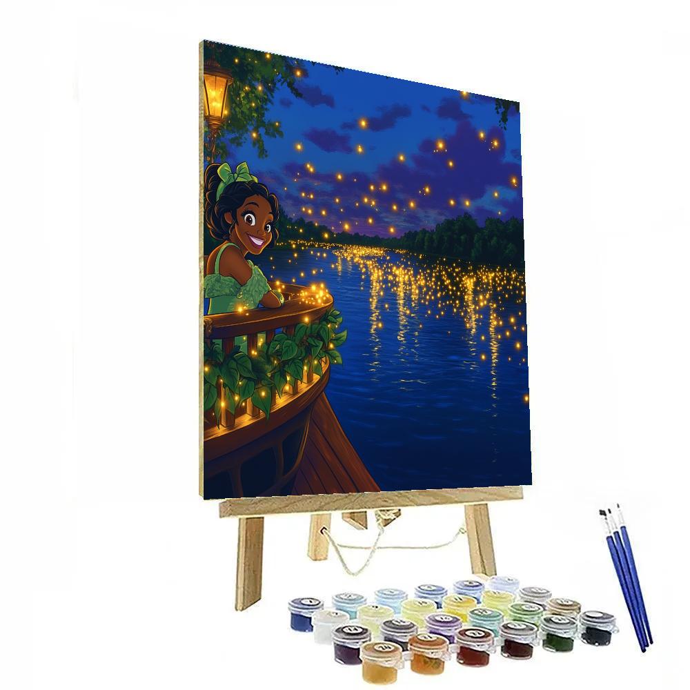 Tiana Riverboat Firefly Parade painting number kit