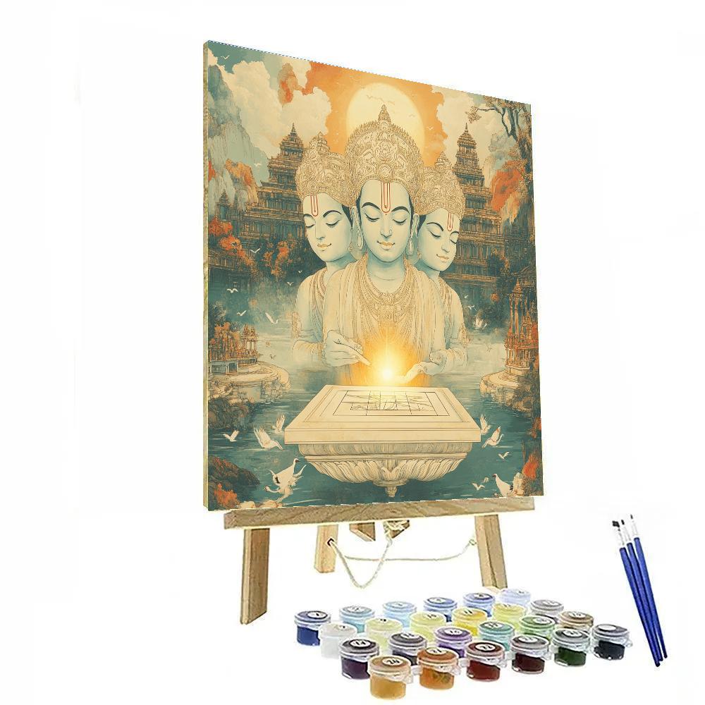 Brahma Blueprint Of Dawn paint by color