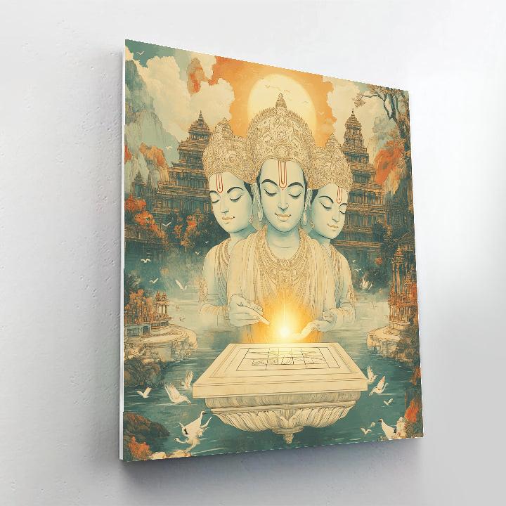Brahma Blueprint Of Dawn paint by color