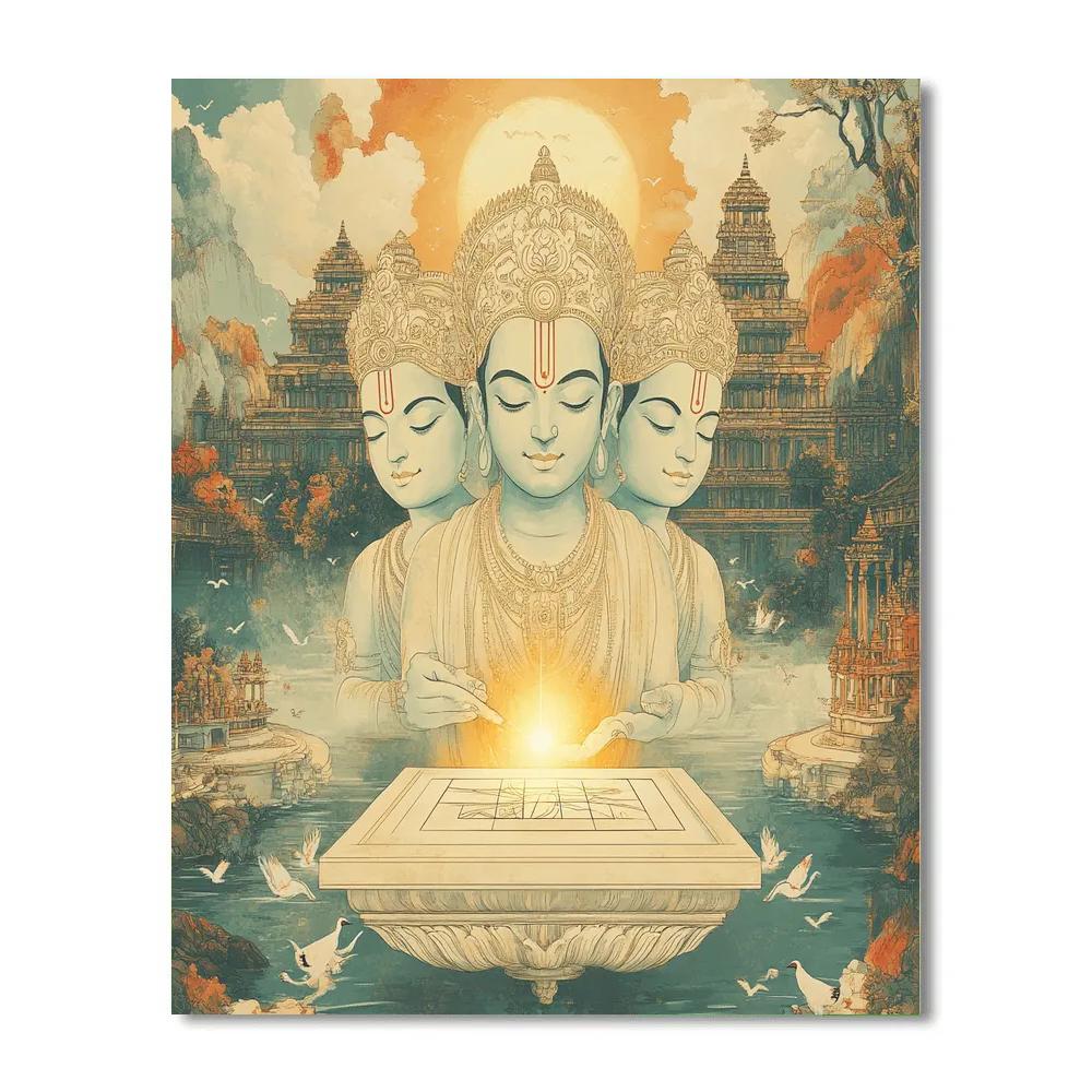 Brahma Blueprint Of Dawn paint by color