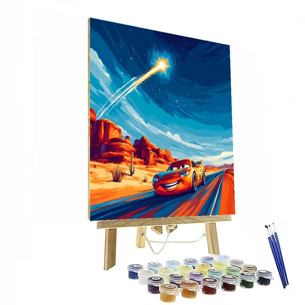 Lightning McQueen Desert Meteor Dash painting number kit