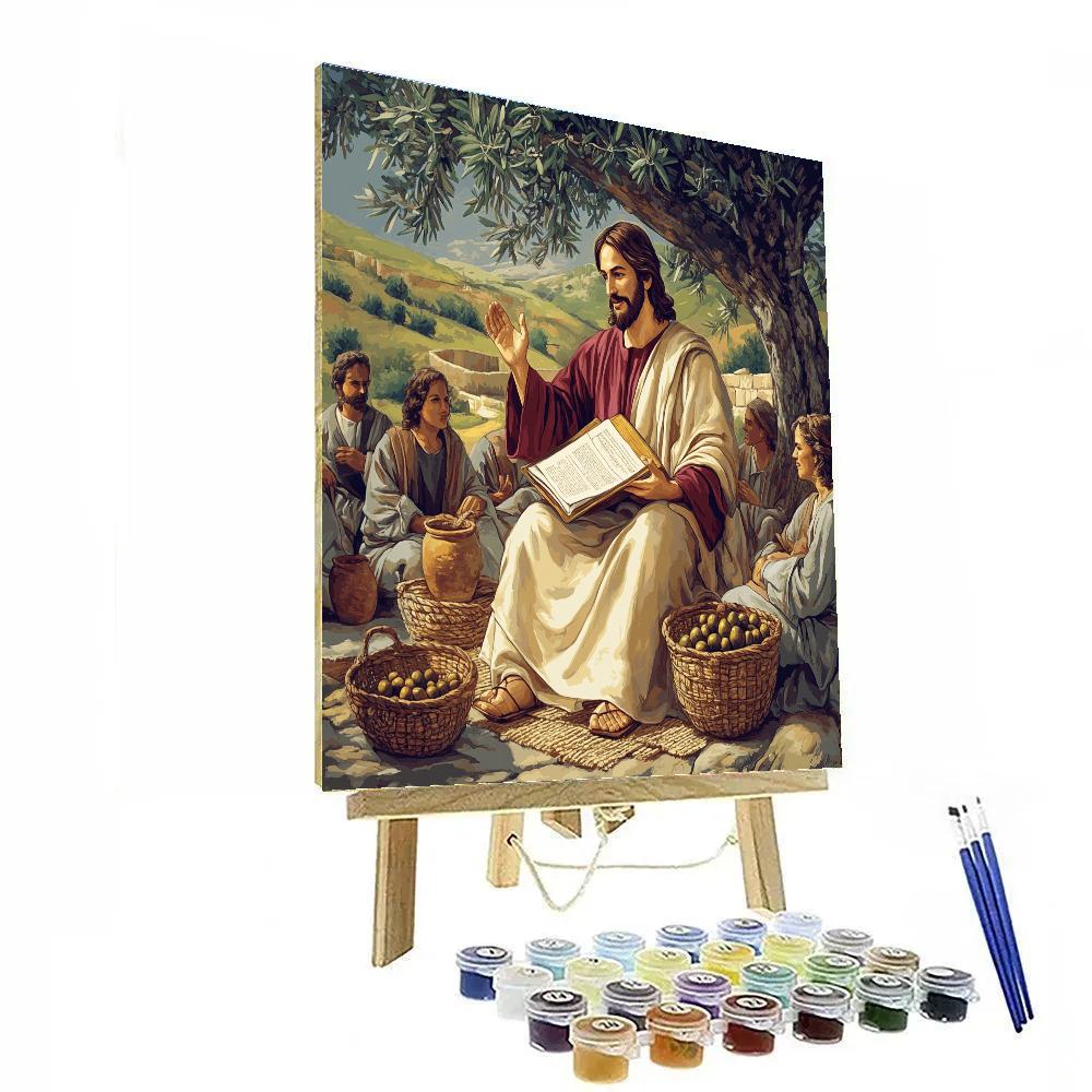 Parables With Jesus In The Orchard Classroom Paint by numbers kits
