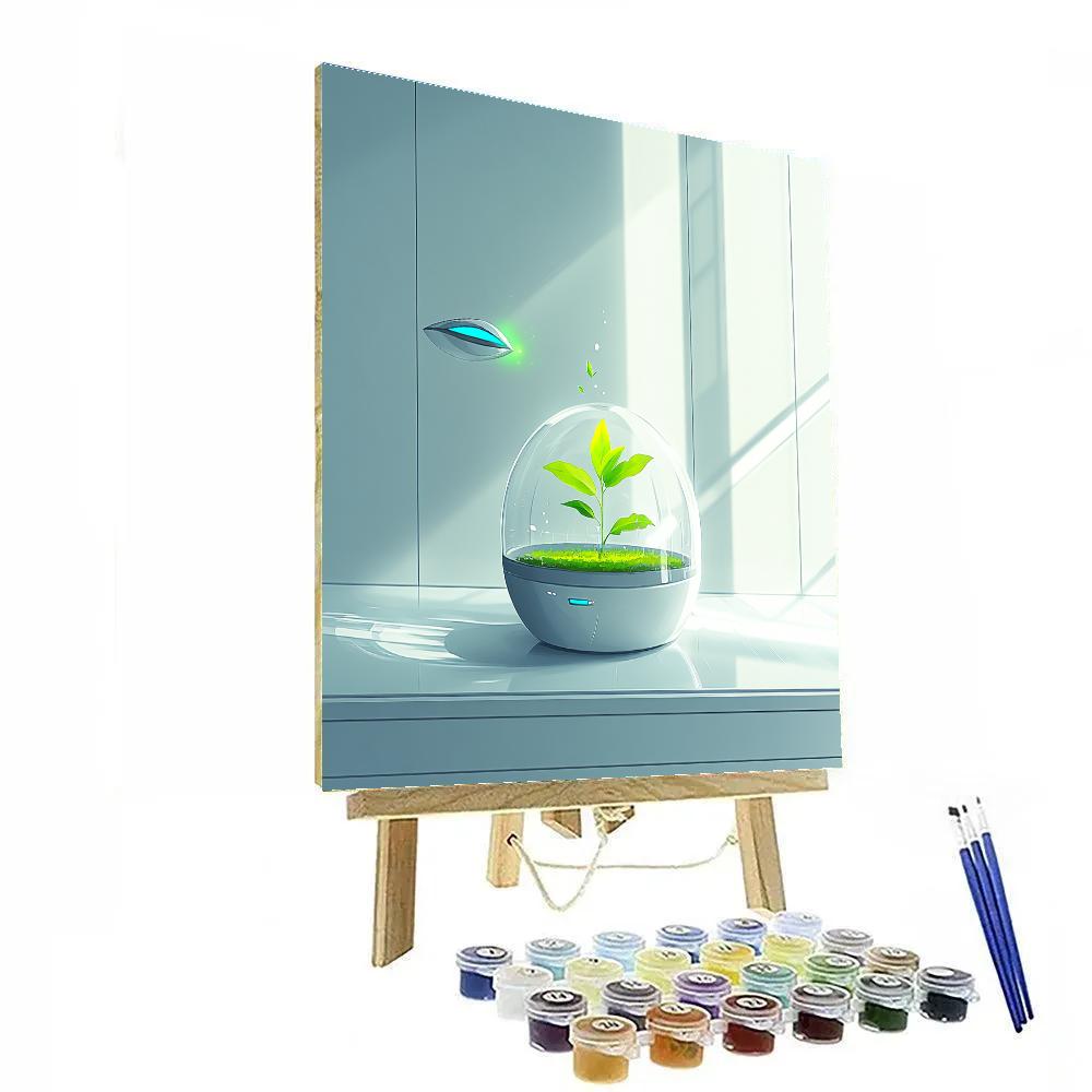 EVE Space Garden Seedling Watch paint by numbers