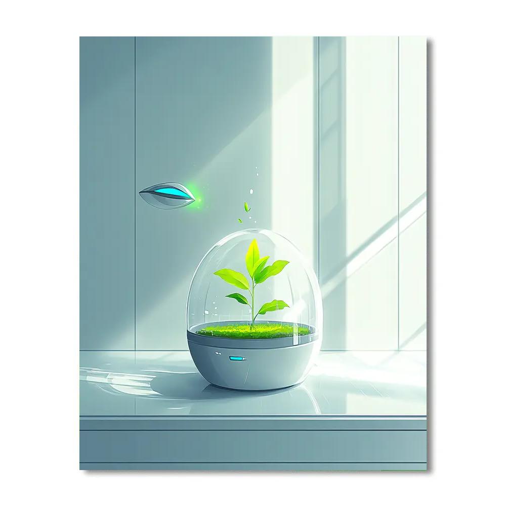 EVE Space Garden Seedling Watch paint by numbers