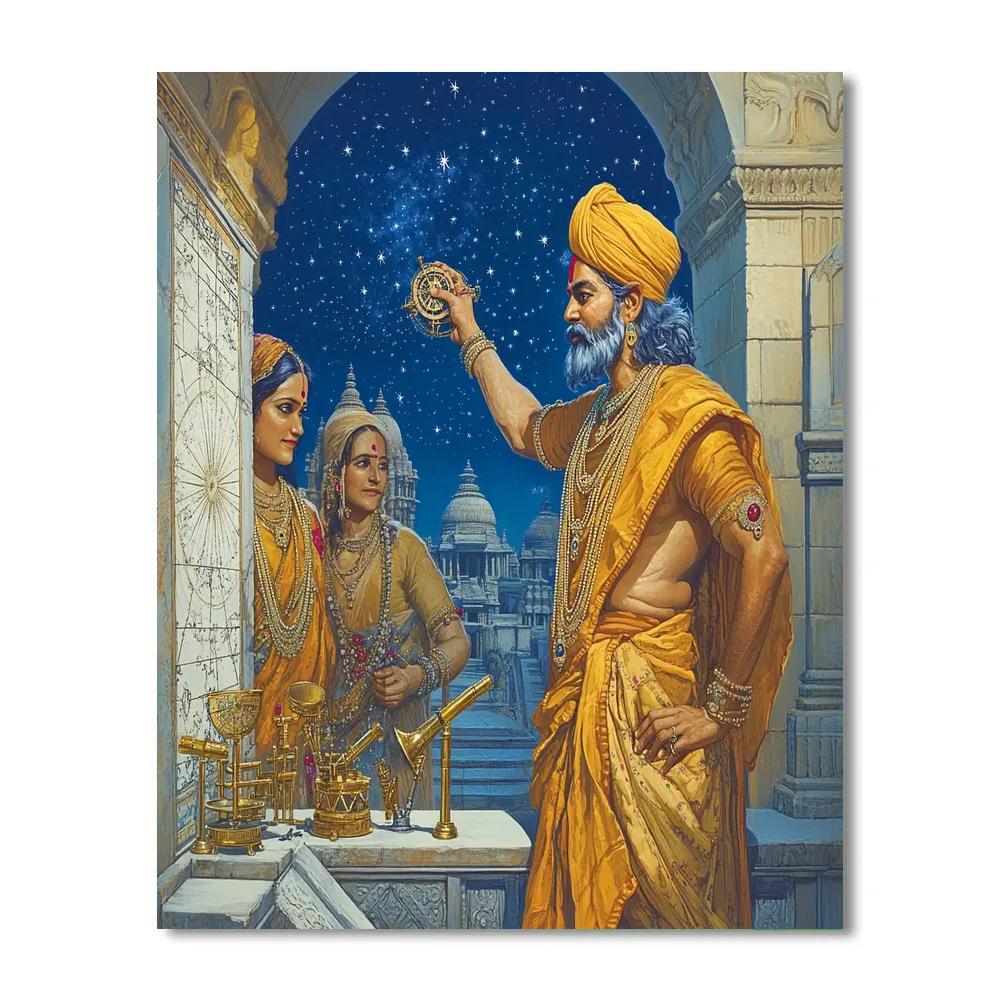 Temple Observatory Of Brahma paint by number