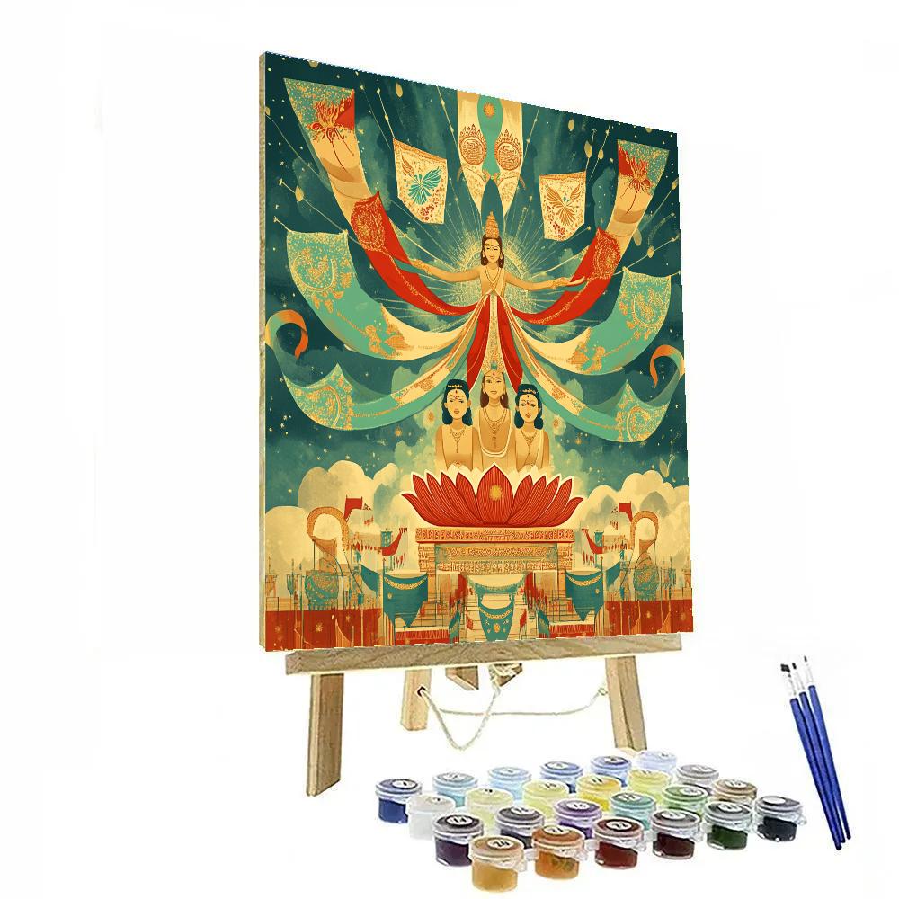 Brahma Festival Of Four Winds Numbered painting kits