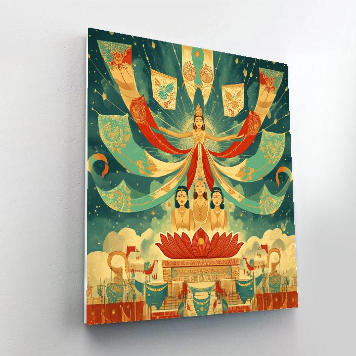 Brahma Festival Of Four Winds Numbered painting kits