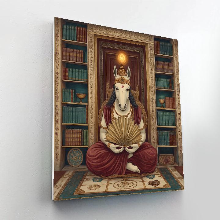 Hayagriva Library Of Radiant Scrolls Number painting