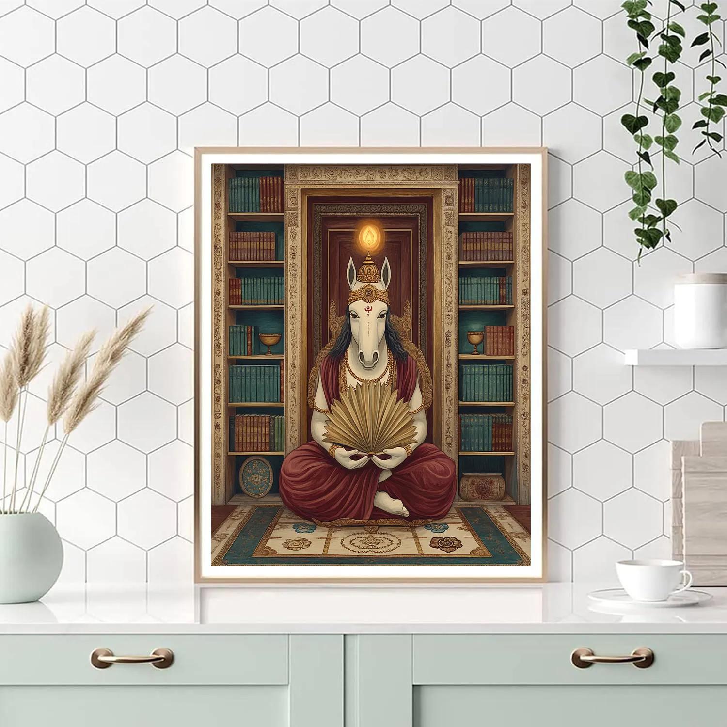 Hayagriva Library Of Radiant Scrolls Number painting