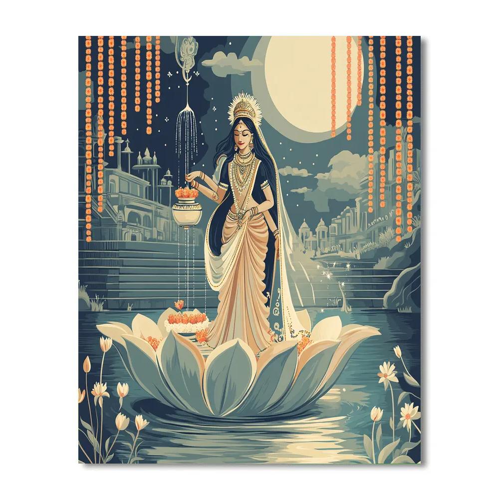 Lakshmi Crafted Star Ferry Number painting