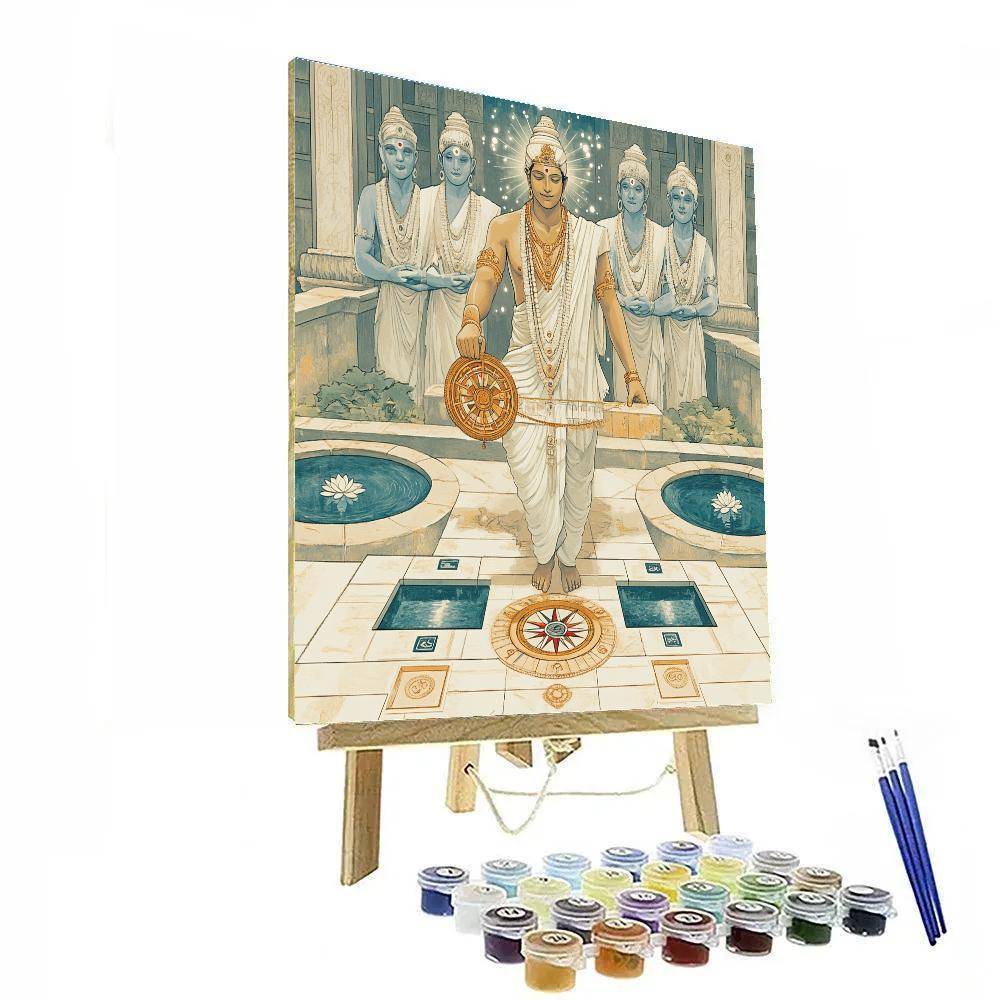 Brahma Compass Of Creation Painting by numbers kit