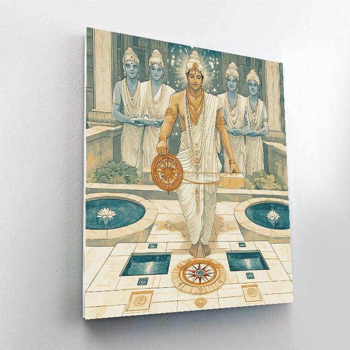 Brahma Compass Of Creation Painting by numbers kit
