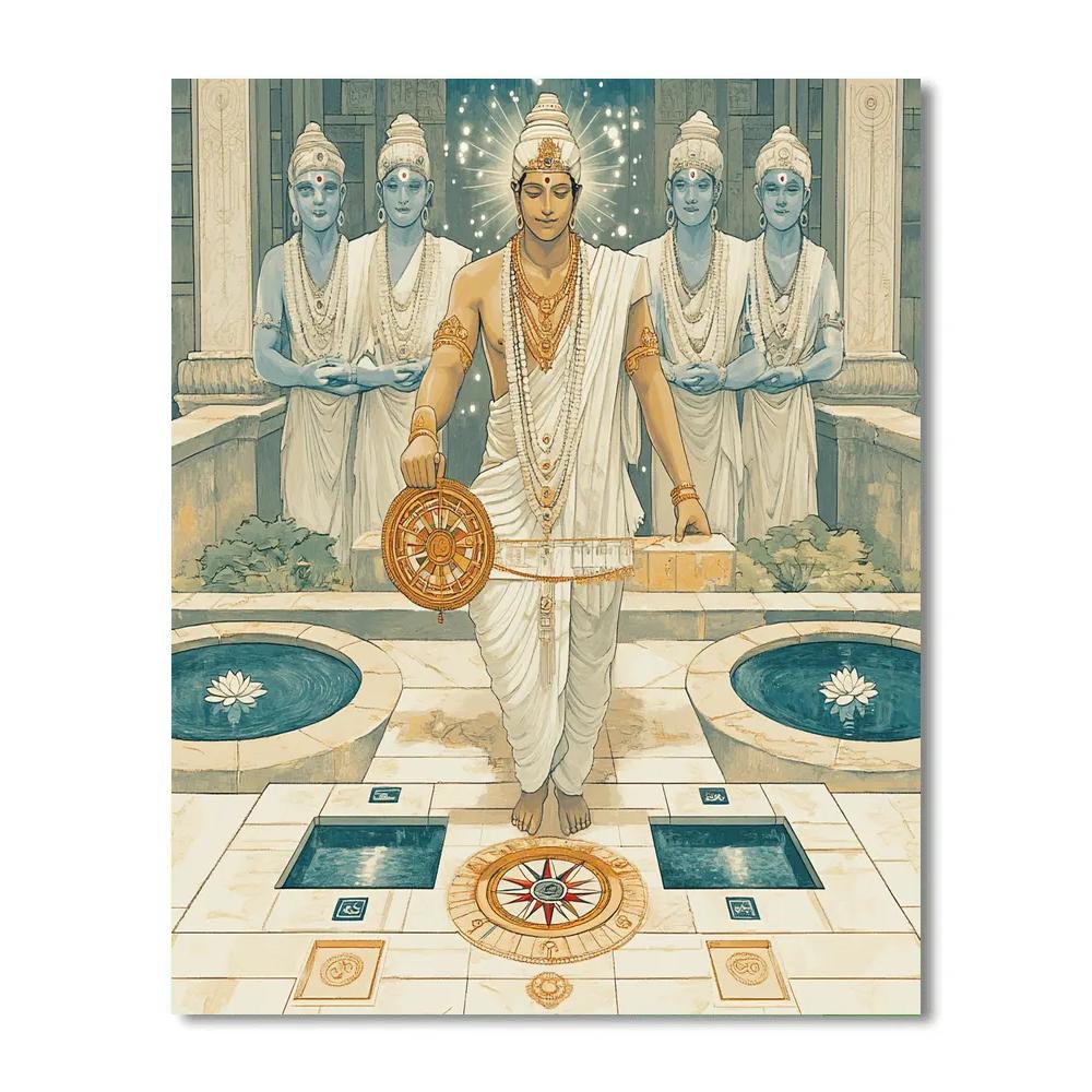 Brahma Compass Of Creation Painting by numbers kit