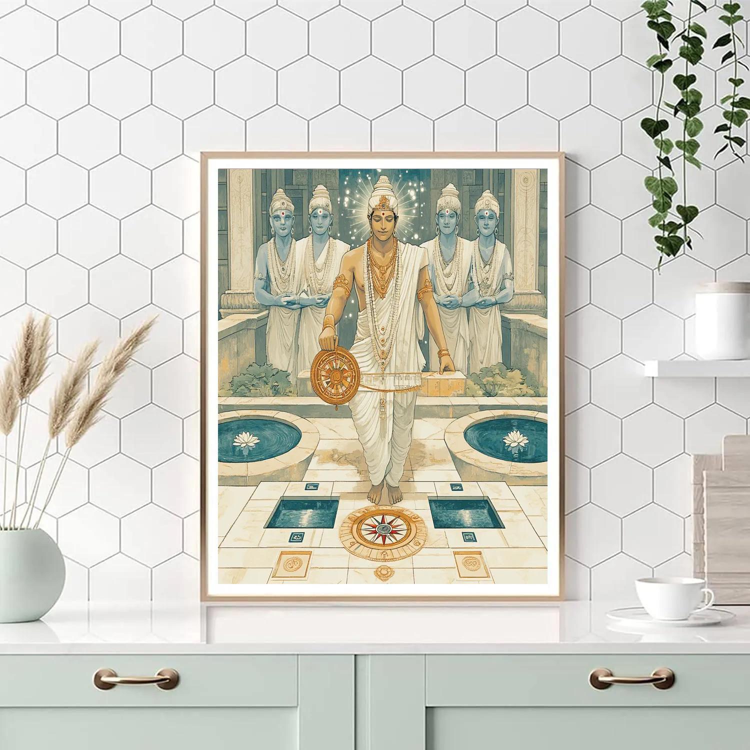 Brahma Compass Of Creation Painting by numbers kit